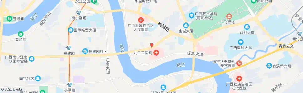 南宁三零三医院_公交站地图_南宁公交_妙搜公交查询2024