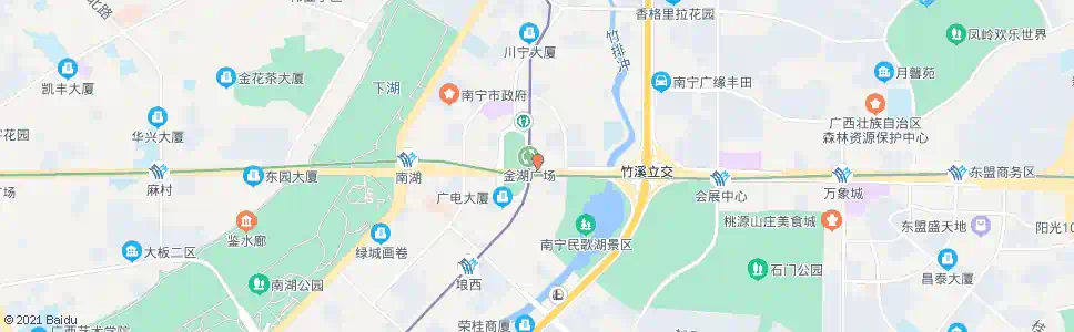 南宁金湖广场_公交站地图_南宁公交_妙搜公交查询2024