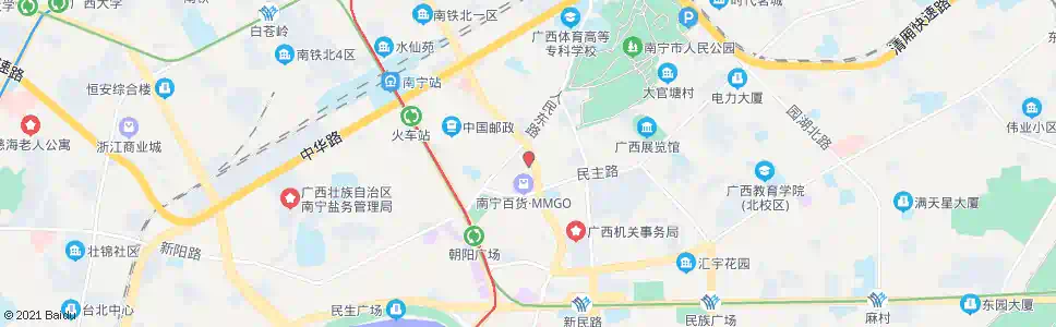 南宁文化宫_公交站地图_南宁公交_妙搜公交查询2024