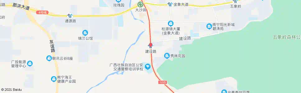 南宁建设路步行街口_公交站地图_南宁公交_妙搜公交查询2024