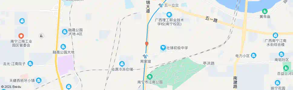 南宁壮锦旱塘路口_公交站地图_南宁公交_妙搜公交查询2024