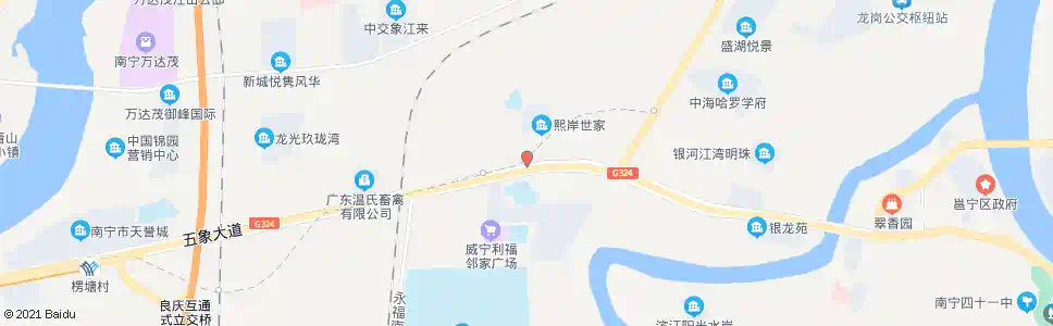 南宁龙华龙岗路口_公交站地图_南宁公交_妙搜公交查询2024