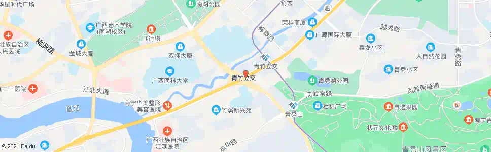 南宁竹溪青山路口_公交站地图_南宁公交_妙搜公交查询2024