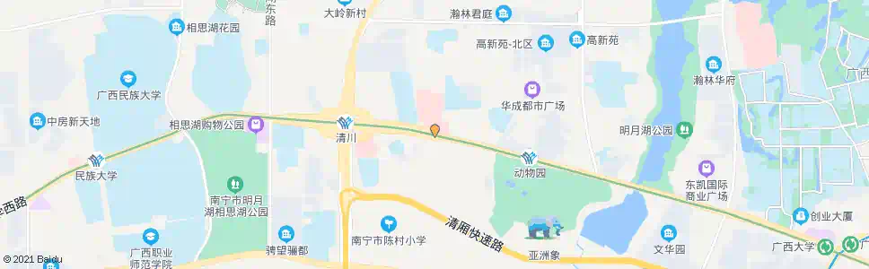 南宁医科大二附院_公交站地图_南宁公交_妙搜公交查询2024