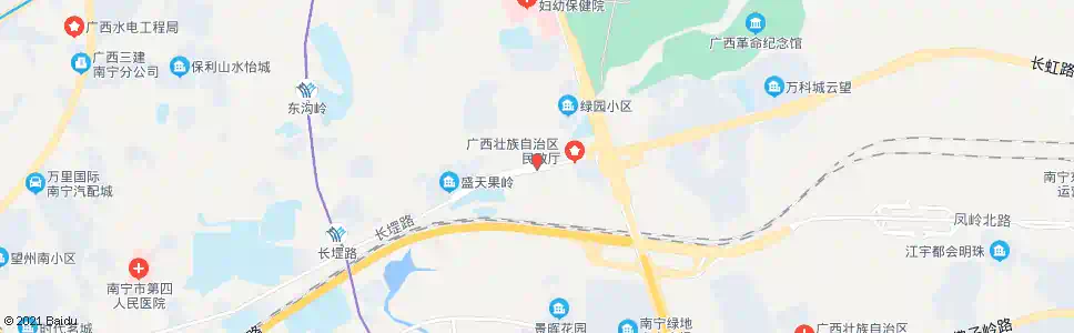 南宁长湖滨湖路口西_公交站地图_南宁公交_妙搜公交查询2024