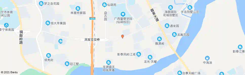 南宁凤岭南路中_公交站地图_南宁公交_妙搜公交查询2024