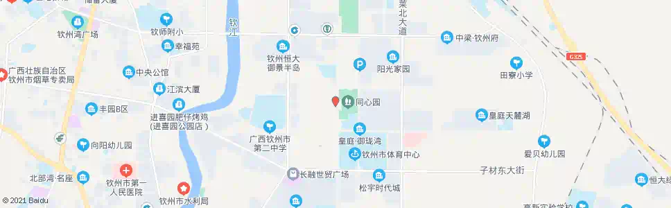 钦州城区医院(木井路口)_公交站地图_钦州公交_妙搜公交查询2024