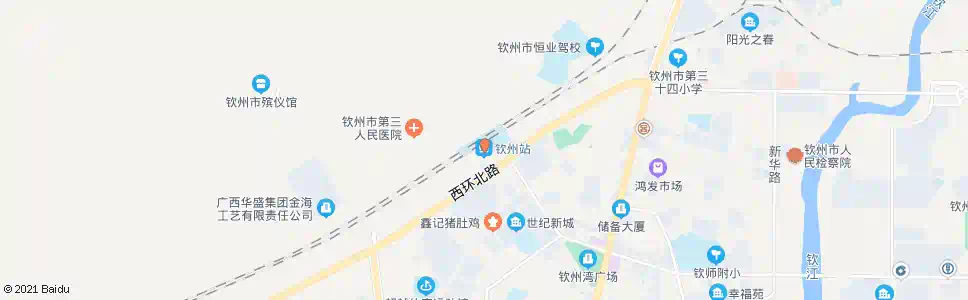 钦州钦州学院_公交站地图_钦州公交_妙搜公交查询2024