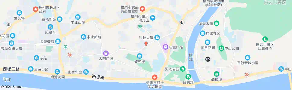 梧州蝶山二路_公交站地图_梧州公交_妙搜公交查询2024