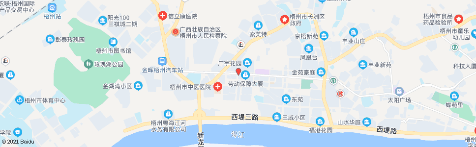梧州广电中心_公交站地图_梧州公交_妙搜公交查询2024