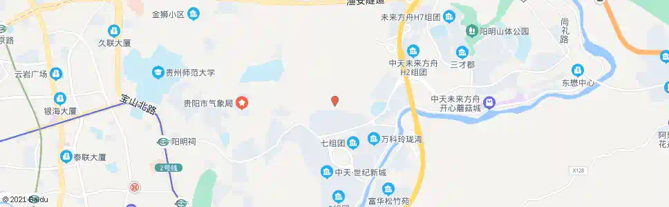 贵阳安井村委会_公交站地图_贵阳公交_妙搜公交查询2024