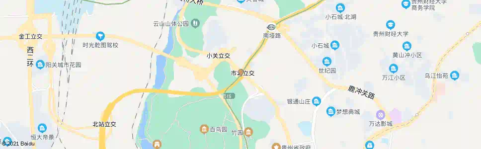 贵阳黔灵村_公交站地图_贵阳公交_妙搜公交查询2024