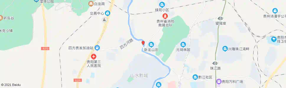 贵阳四方河_公交站地图_贵阳公交_妙搜公交查询2024