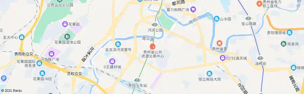 贵阳展览馆_公交站地图_贵阳公交_妙搜公交查询2024