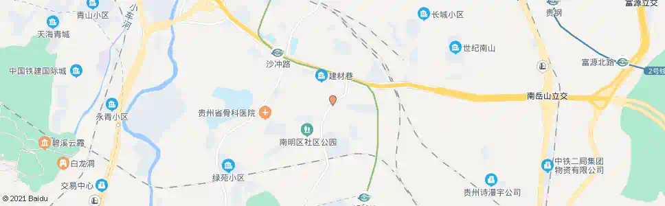 贵阳省建四公司_公交站地图_贵阳公交_妙搜公交查询2024