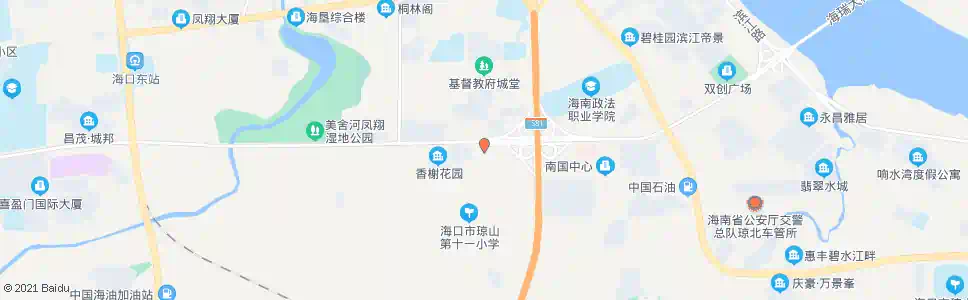 海口安泽实验学校_公交站地图_海口公交_妙搜公交查询2024