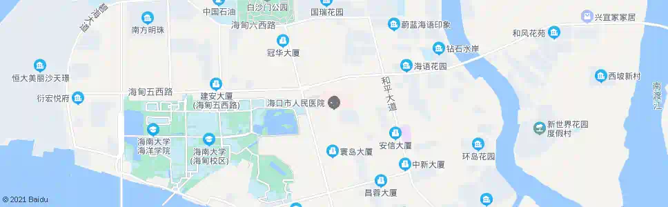 海口市医院_公交站地图_海口公交_妙搜公交查询2024