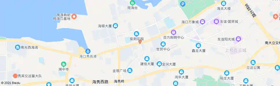 海口君华海逸酒店_公交站地图_海口公交_妙搜公交查询2024