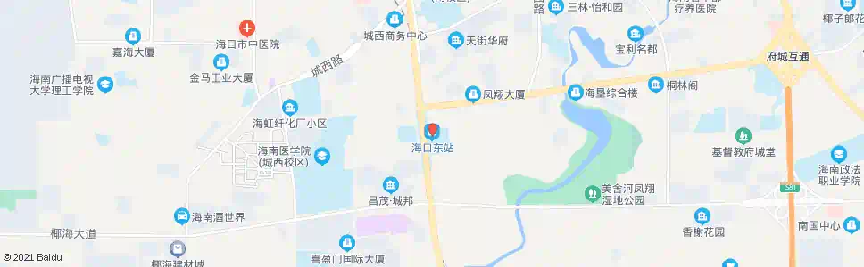 海口二东路口_公交站地图_海口公交_妙搜公交查询2024