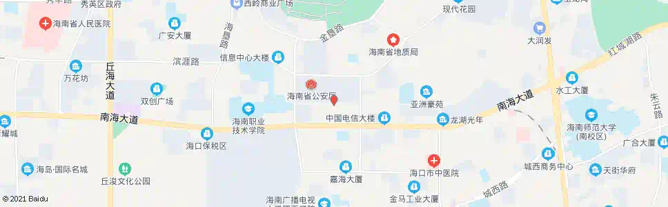 海口锦绣京江_公交站地图_海口公交_妙搜公交查询2024