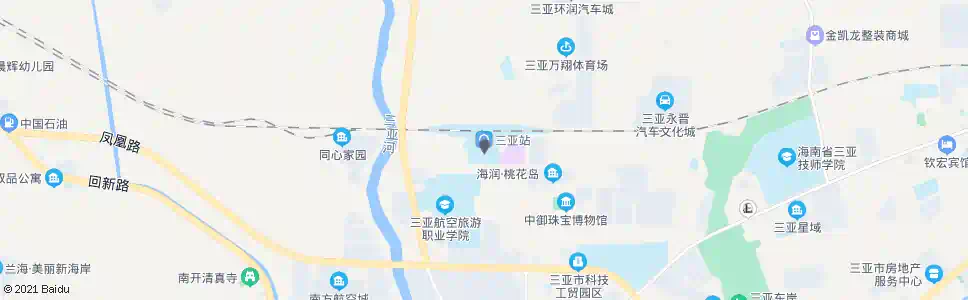 三亚省劳教所(南行)_公交站地图_三亚公交_妙搜公交查询2024