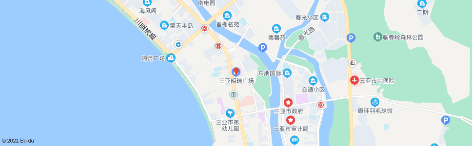 三亚明珠广场_公交站地图_三亚公交_妙搜公交查询2024