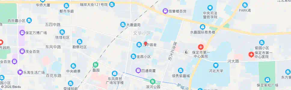 保定保定三中_公交站地图_保定公交_妙搜公交查询2024