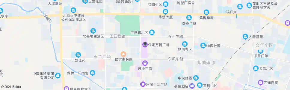 保定万博广场_公交站地图_保定公交_妙搜公交查询2024