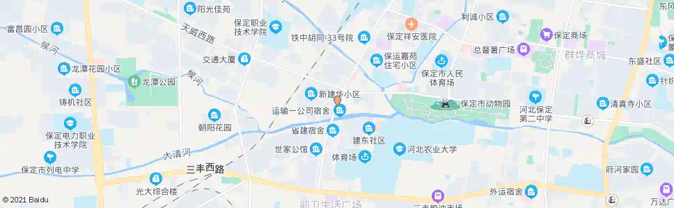 保定二道桥_公交站地图_保定公交_妙搜公交查询2024