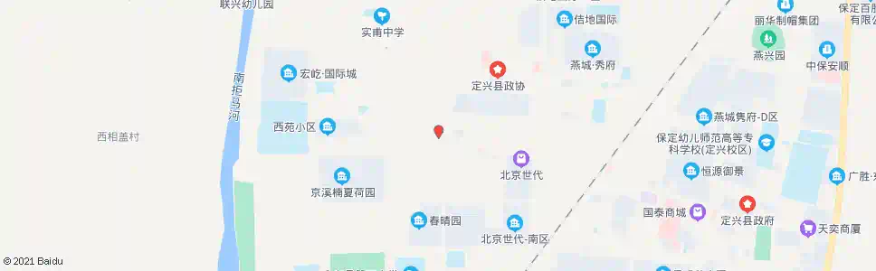 保定红旗大街南口_公交站地图_保定公交_妙搜公交查询2024