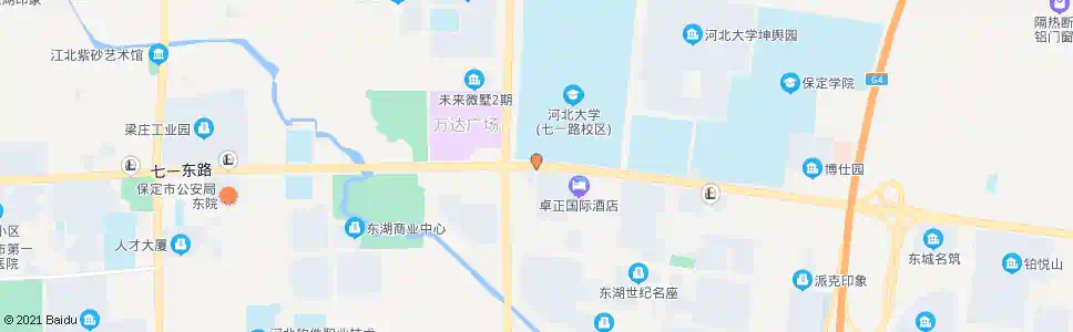 保定东三环路口(七一路)_公交站地图_保定公交_妙搜公交查询2024