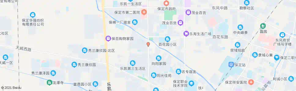 保定向阳桥_公交站地图_保定公交_妙搜公交查询2024