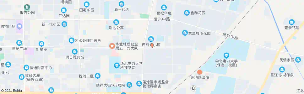 保定西苑一区_公交站地图_保定公交_妙搜公交查询2024