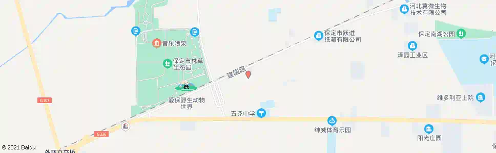 保定朝阳大街路口_公交站地图_保定公交_妙搜公交查询2024