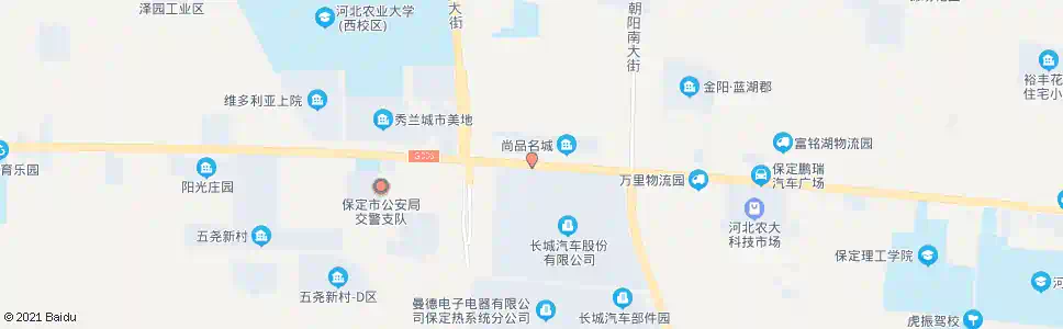 保定长城公司北门_公交站地图_保定公交_妙搜公交查询2024