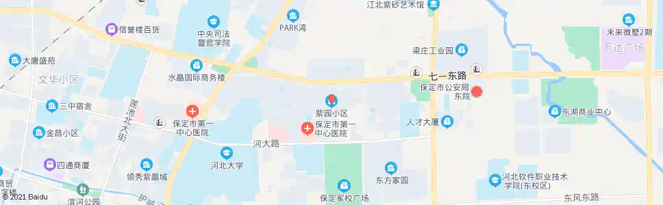 保定紫园小区_公交站地图_保定公交_妙搜公交查询2024