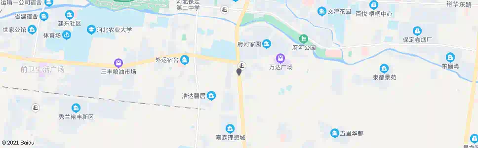 保定长城大街三丰路口_公交站地图_保定公交_妙搜公交查询2024