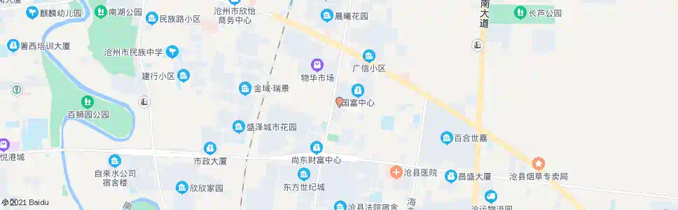 沧州东安商厦_公交站地图_沧州公交_妙搜公交查询2024