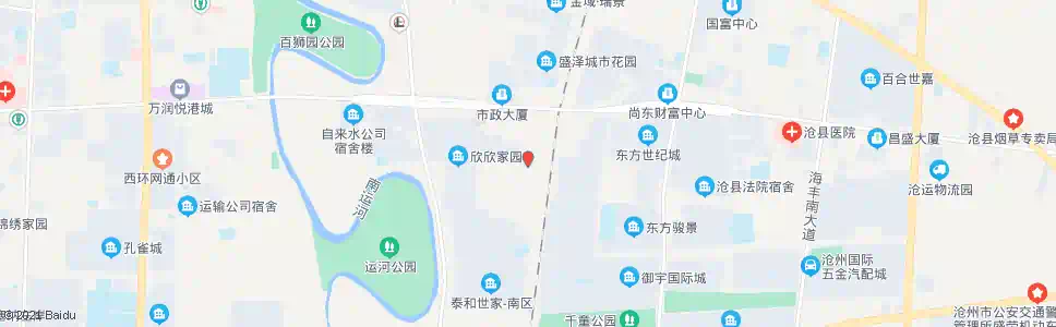 沧州石化宿舍_公交站地图_沧州公交_妙搜公交查询2024