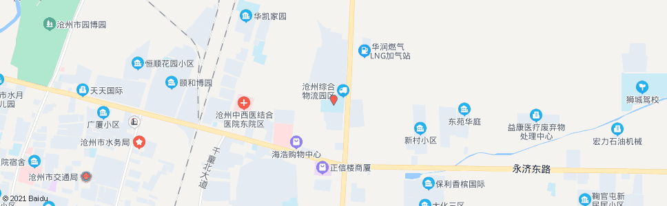 沧州华北工业学校_公交站地图_沧州公交_妙搜公交查询2024