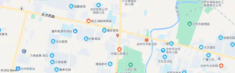 沧州小王庄_公交站地图_沧州公交_妙搜公交查询2024