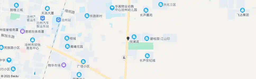 沧州金盾驾校_公交站地图_沧州公交_妙搜公交查询2024