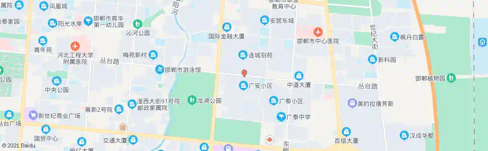 邯郸连城别苑_公交站地图_邯郸公交_妙搜公交查询2024