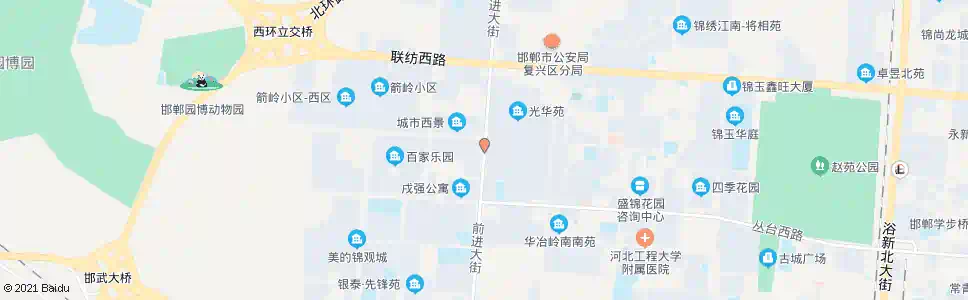 邯郸光华园南门_公交站地图_邯郸公交_妙搜公交查询2024