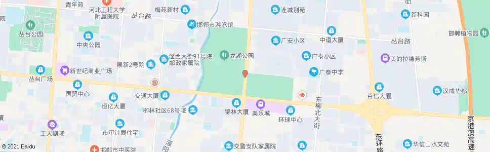 邯郸龙湖公园东门_公交站地图_邯郸公交_妙搜公交查询2024