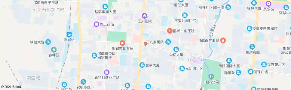 邯郸中华街陵园路口_公交站地图_邯郸公交_妙搜公交查询2024