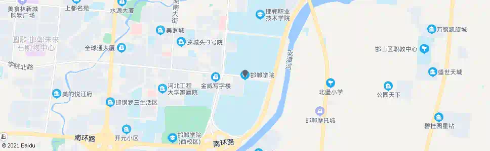 邯郸邯郸大学_公交站地图_邯郸公交_妙搜公交查询2024