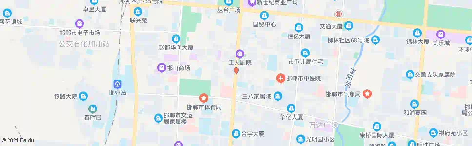 邯郸中华街和平路口_公交站地图_邯郸公交_妙搜公交查询2024