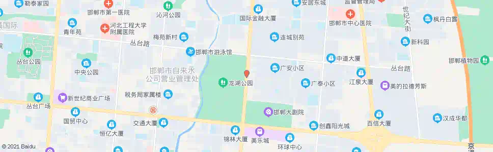 邯郸广安小区_公交站地图_邯郸公交_妙搜公交查询2024