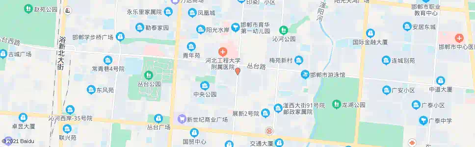 邯郸中华街丛台路口_公交站地图_邯郸公交_妙搜公交查询2024